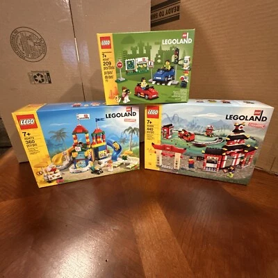 3 Sets - LEGO 40473, 40429, & 40347 Legoland Exclusives - NEW/SEALED & Retired - Image 1 of 4
