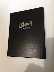 Gibson Custom Shop COA Black Certificate Of Authenticity - Picture 1 of 12
