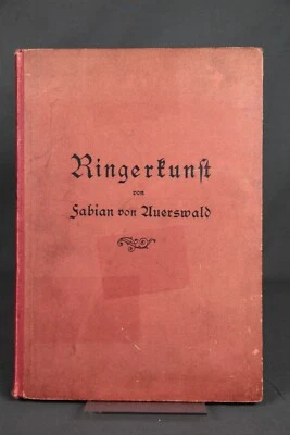 Libro Die Ringerkunst Fabian von Auerswald facsímil 1887 Rings Sport Foto 1 de 4