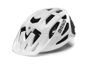 BRIKO CASCO BICI CICLISMO MTB 231166W A02 SISMIC X SHINY WHITE - Imagen 1 de 2