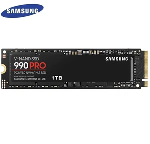 SAMSUNG 990 PRO 1TB SSD NVMe M.2 PCIe Gen4 2280 Solid State Drive 7450 MB/s - Picture 1 of 8
