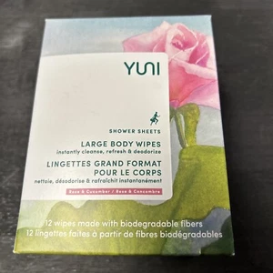 Shower Sheet, Rose & Cucumber, 12 Wipes - Picture 1 of 1