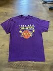 Vintage! Autographed 1985 Lakers NBA Champions Shirt! (Mens Large)
