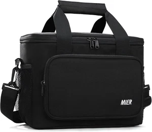 MIER Lunch Box for Men Adult Insulated Lunch Bag Heavy Duty Leakproof Lunch - Picture 1 of 12