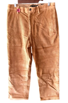 Eddie Bauer Corduroy Pants Relaxed Fit Casual Khaki Tan Mens Size 33x32 - Image 1 of 4