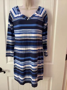 Neu mit Etikett Lilly Pulitzer hellmarine Jungley Streifen Suzanna Kleid  - Bild 1 von 3