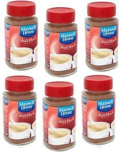 6 x Maxwell House Coffee Powder Mild - 200G - Picture 1 of 1