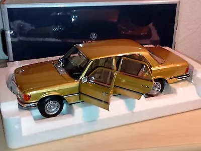 1:18 Mercedes Benz 450 SEL 6.9  W116 S-Klasse Farbe: Gold met. NEU OVP  Sehr Rar - Bild 1 von 4