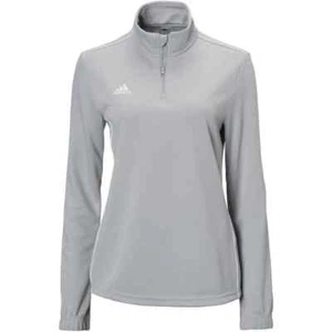 Adidas Climalite Aeroread Running Pullover Top in Grey Size XS-S 1/4 Zip - Picture 1 of 12