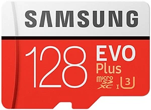 SAMSUNG EVO PLUS MICROSDXC 100MB/s Read 90MB/s Write 128GB FLASH MEMORY CARD - Picture 1 of 1