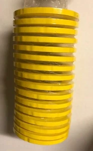 16 Rolls - IPG Intertape® N417 UPVC Tape 9 mm W x 164 mm L - (.35" x 179 Yards) - Picture 1 of 5