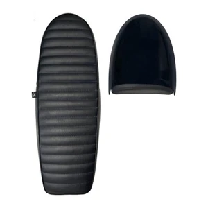 "CAFERACER SEAT WITH REMOVALE BLACK COWL" FIT FOR R.E INTERCEPTOR & GT 650 - Picture 1 of 2