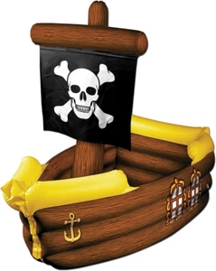 Inflatable Pirate Ship Cooler - Picture 1 of 9