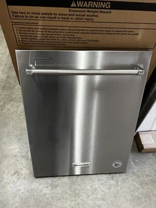 W11416371 Kitchenaid Stainless steel Dishwasher Door Panel With Handle rear box - Picture 1 of 7