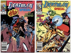 Lot of 2 - Deathlok Special #2 & #3 - Marvel - 1991 - FAIR/VG - Parts 2 & 3 of 4 - Picture 1 of 5