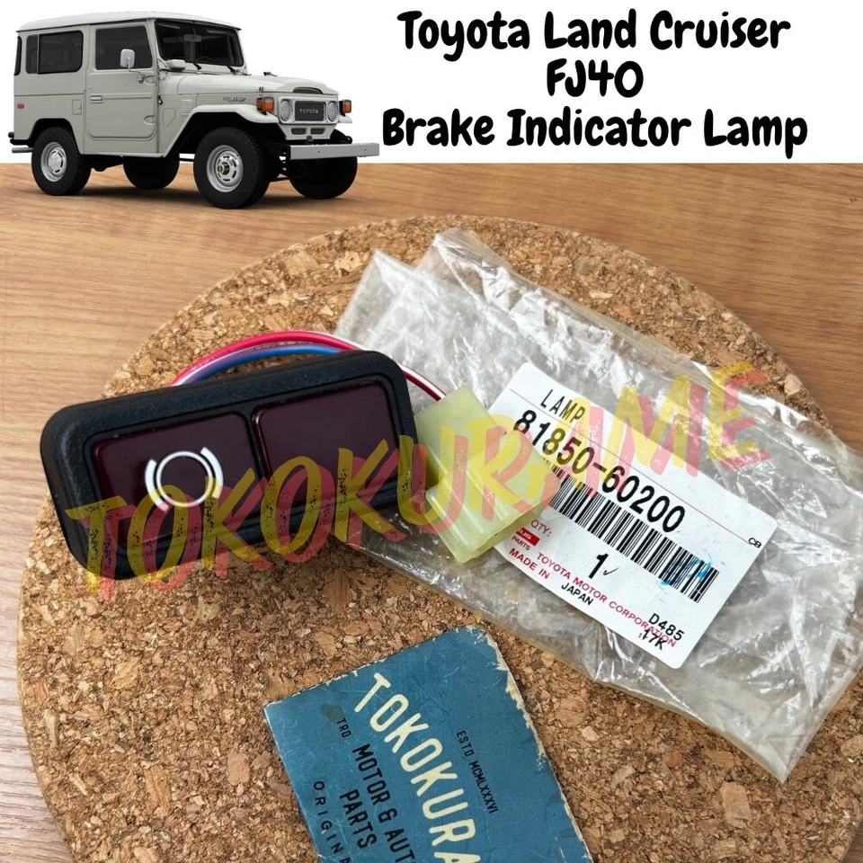 Lámpara indicadora de freno genuina Toyota Land Cruiser FJ40 FJ45 81850-60200 Foto 1 de 4