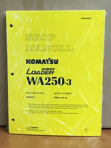 Komatsu WA250-3 Wheel Loader Service Shop Manual #1 - Picture 1 of 1