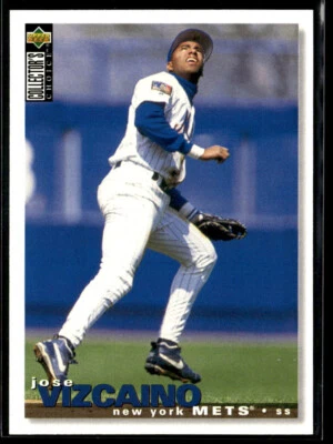 Jose Vizcaino 1995 Collector's Choice 316 New York Mets Baseball Card - Image 1 of 2
