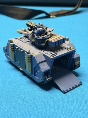 Warhammer 40k Space Marines Predator Tank Assembled And Partially Painted - Image 1 of 3