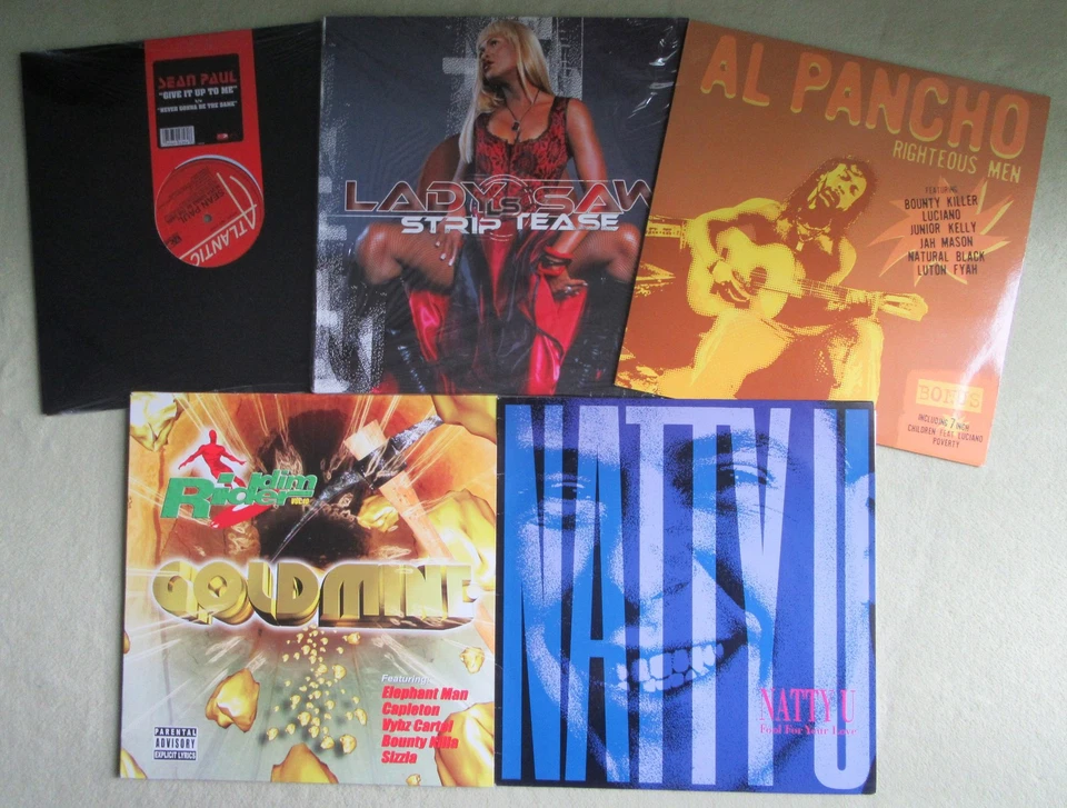 4 x LP & 12" Vinyl Reggae, SEAN PAUL LADY SAW AL PANCHO RIDDIM RIDER NATTY U - Bild 1 von 4