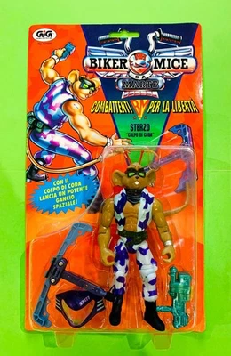 🚚🇮🇹🇪🇺BIKER MICE FROM MARS-THROTTLE COMBATTENTI PER LA LIBERTA Galoob NEW 94 - Imagen 1 de 3