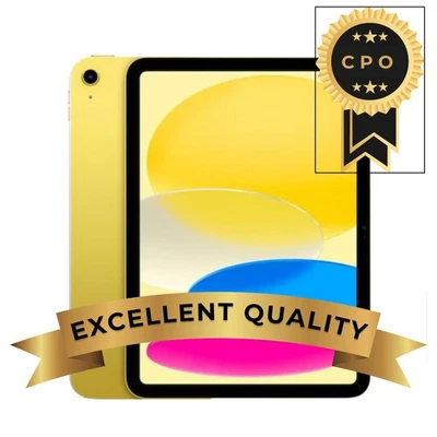 Apple iPad 2022 10th 10.9" 64Gb Wi-Fi Yellow CPO Garanzia 12 mesi Ricondizionato - Immagine 1 di 4
