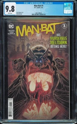 Man-Bat #1 CGC 9.8 W DC Comics 2021 Batman Wielgosz Kumar Hotz cover - Image 1 of 2