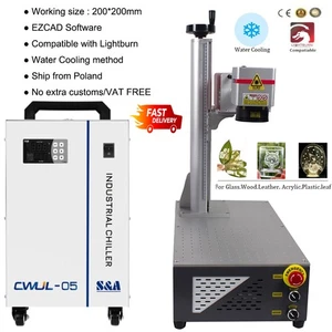 CRS 5W UV Laser Markiergerät S&A Kühler für Leder Glas Holz Acryl Metall - Bild 1 von 20