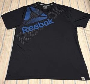 Reebok Athletic Moisture Wicking Performance T-Shirt - Blau - Herren Größe XL - Bild 1 von 4