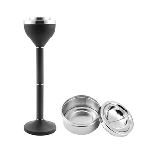Standing Ashtray Outdoor for Patio, Large & Tall Outside Ash Tray for Cigaret... - Picture 1 of 7