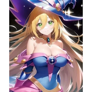 Anime Dark Magician Girl Yu-Gi-Oh | Impresión de póster de arte de pared HD | 12" X 18" - Imagen 1 de 2