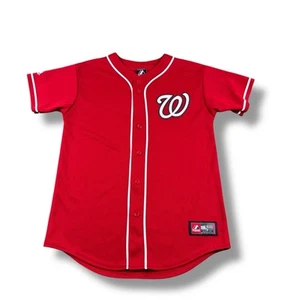 Majestic MLB Washington Nationals #37 Stephen Strasburg Jersey Mens Small EUC - Picture 1 of 9