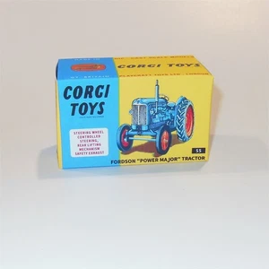 Corgi Toys   55 Fordson Power Major Tractor Repro Box - Picture 1 of 4