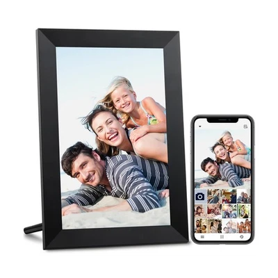 AEEZO 10.1 Inch WiFi Digital Picture Frame, IPS Touch Screen Smart Cloud Phot... - Image 1 of 4