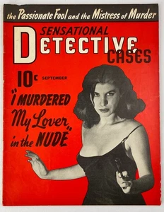 Sensational Detective Cases, September 1941, Vintage True Crime Stories, Pulp - Bild 1 von 6