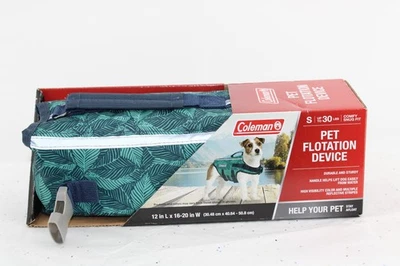 Coleman Dispositivo de Flotación para Mascotas Chaleco Salvavidas para Perros Pequeños Hasta 30 lb Hojas Tropicales Foto 1 de 4