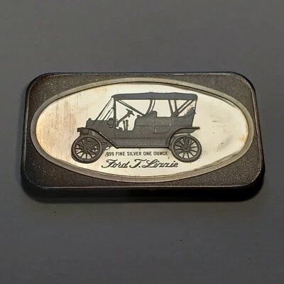 1 oz .999 Silver Bar - Ford T Linnie - Madison Mint - SKU-F7286 - Image 1 of 4