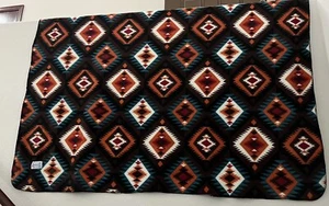 Rockmount Ranch Wear Native Pattern Fleece Western Throw Blanket $64 - Picture 1 of 9