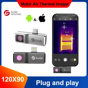 Guide Mobir Air Thermal Imaging Camera For Smart Phone IR Higher Resolution 25Hz - Picture 1 of 20