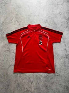 Camiseta polo de fútbol Adidas Liverpool local 2010 para hombre talla L roja poliéster - Imagen 1 de 21