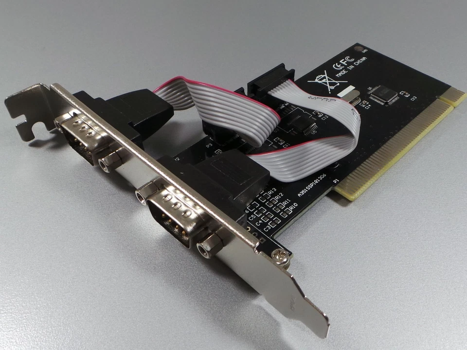 PCI 2 Porte Seriale DSUB9 Scheda Di Controllo #d309 - Immagine 1 di 1