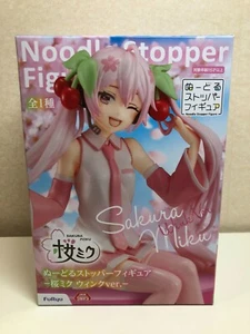 Sakura Miku Noodle Stopper Figure Wink ver. FuRyu - Picture 1 of 5