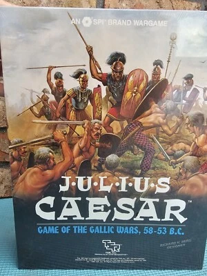 SPI /TSR 1985 JULIUS CAESAR ROMAN GALLIC WARS, 58-53 B.C. GAME UNPUNCHED NEW NIB - Image 1 of 3
