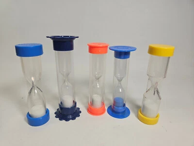 批量 5 件 1 分钟 游戏 沙子计时器 — 第 1/3 张图片