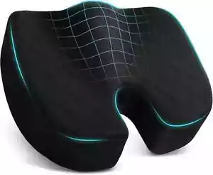 Memory Foam Seat Cushion Office Chair Car Seat Pad Coccyx Tailbone Pain Relief - Picture 1 of 10