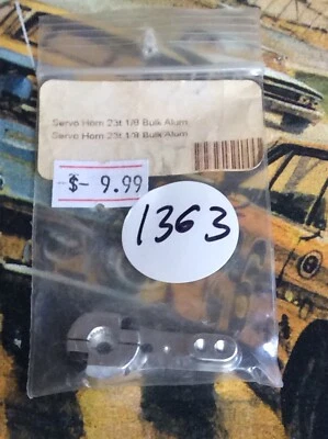 RC Servo Horn {23T} 1/8” Bulk Aluminum NewInPack USA Shipped - Image 1 of 4