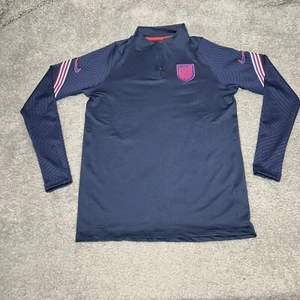 INGLATERRA 2022 2023 ENTRENAMIENTO FÚTBOL MANGA LARGA Y2K NIKE CD2193-485 TALLA M AZUL - Imagen 1 de 19