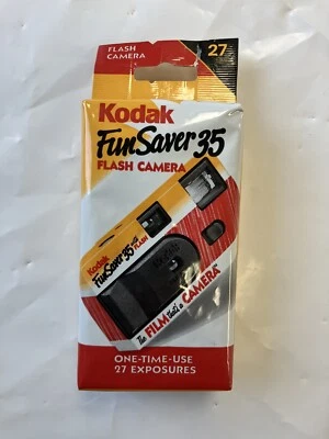 NEW SEALED Vintage Kodak FunSaver 35mm Camera & 24 Exposure Film ~ Exp May 2003 - Image 1 of 4