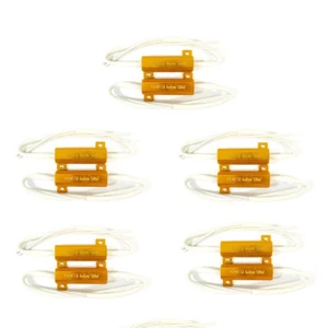 10 piezas 6 ohmios 50 W resistencia de carga fija bombilla LED rápida hiper flash señal de giro parpadeo - Imagen 1 de 2