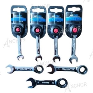 LLAVES DE TRINQUETE RECHONCHAS US PRO BERGEN LLAVE COMBINADA MÉTRICA 8mm - 19mm - Imagen 1 de 13